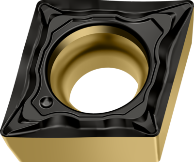 Walter CCMT060204-FP4 WPP10G turning insert, positive rhombic 80°