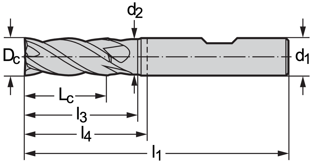 Walter MC232-06.0W4BC-WJ30ED – rozmerový výkres