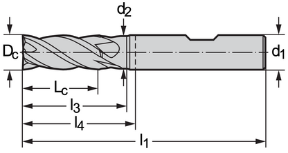 Walter MC232-06.0W4BC-WJ30ED – rozmerový výkres