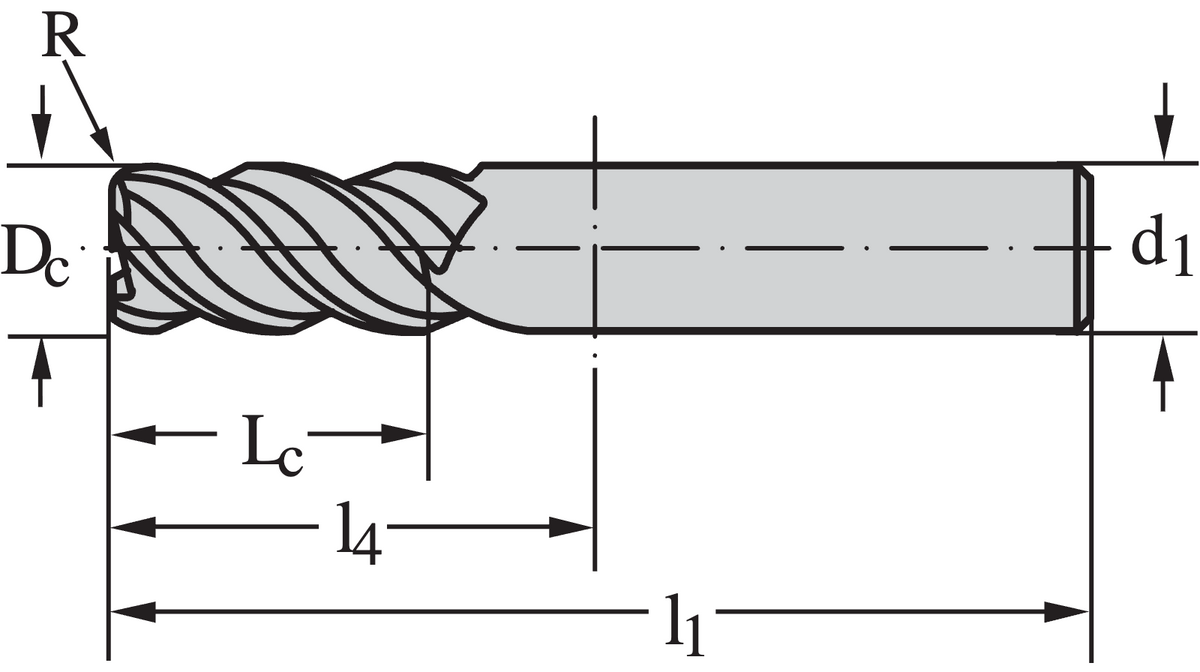 Walter MC251-06.0-A4B100-WK40RC – rozmerový výkres