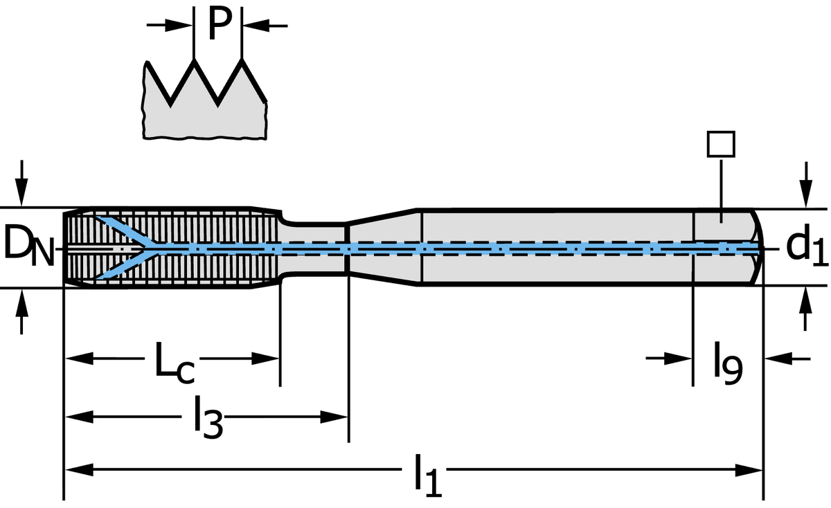 Walter TC470-M6-C2-WG20EL – rozmerový výkres