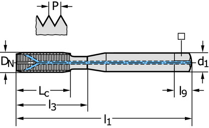 Walter TC470-M6-C2-WG20EL – rozmerový výkres
